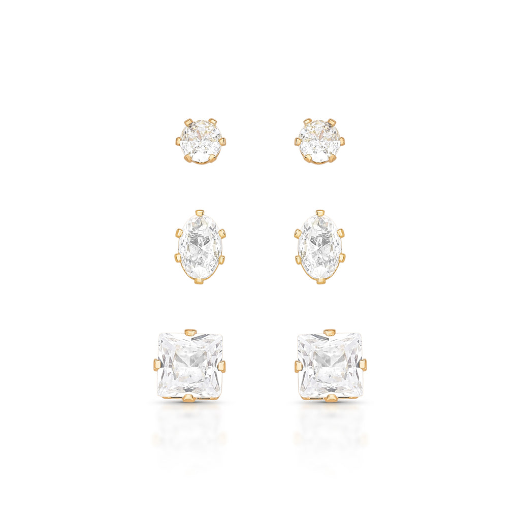 Trio de Brincos Joice Dourado