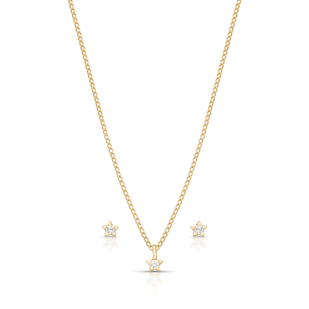 Conjunto Estrelas Dourado