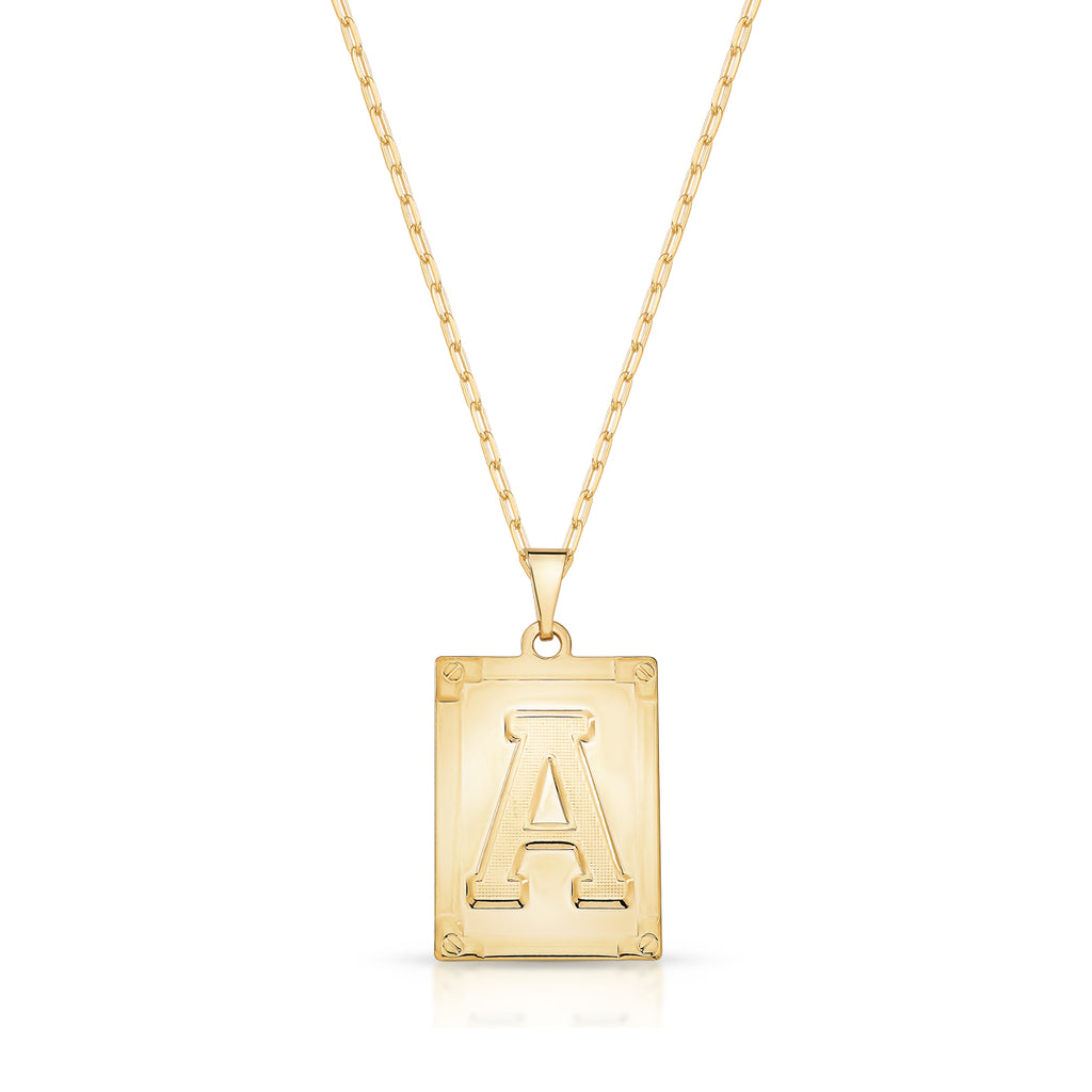 Colar Iniciais Dourado