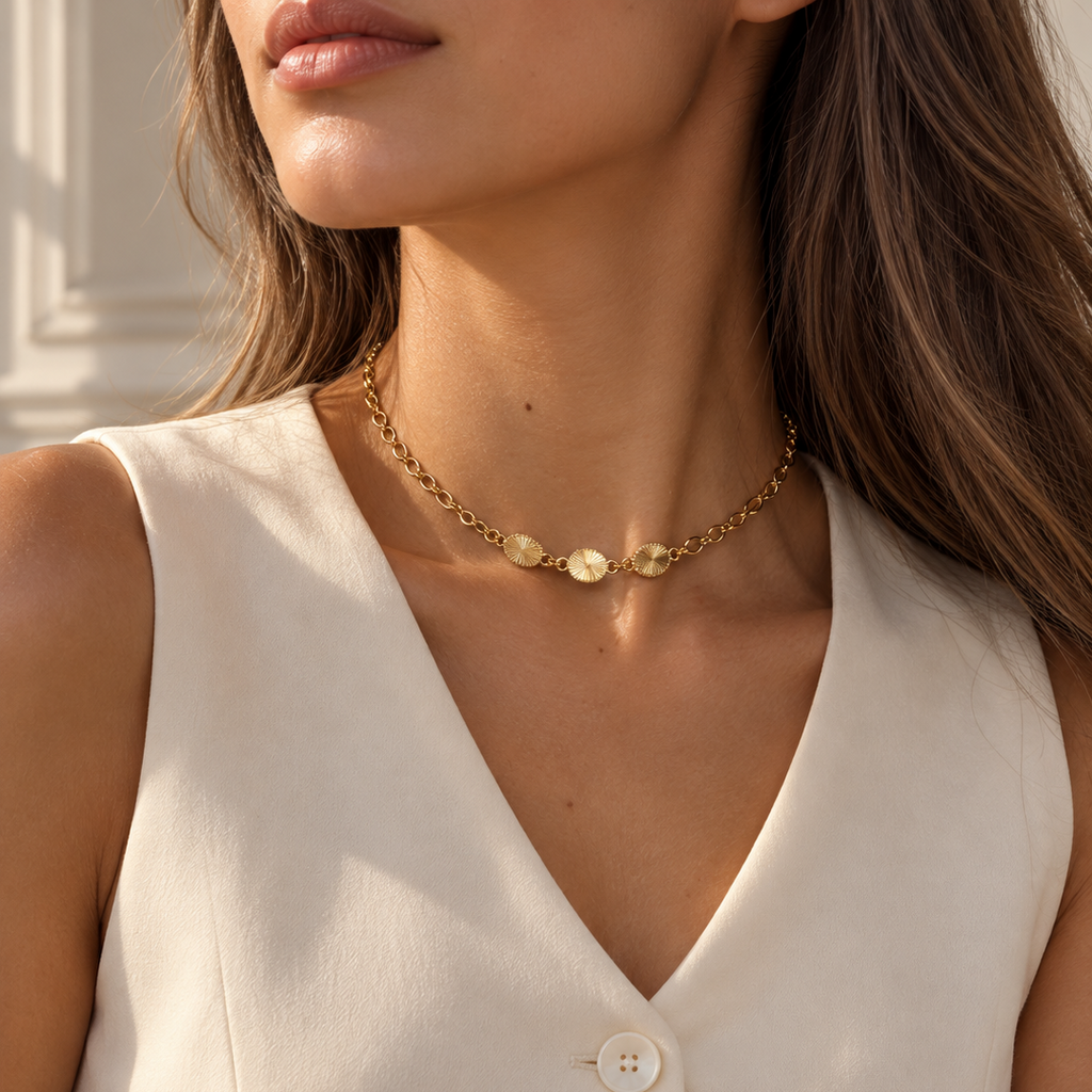 Choker Beatriz Dourado