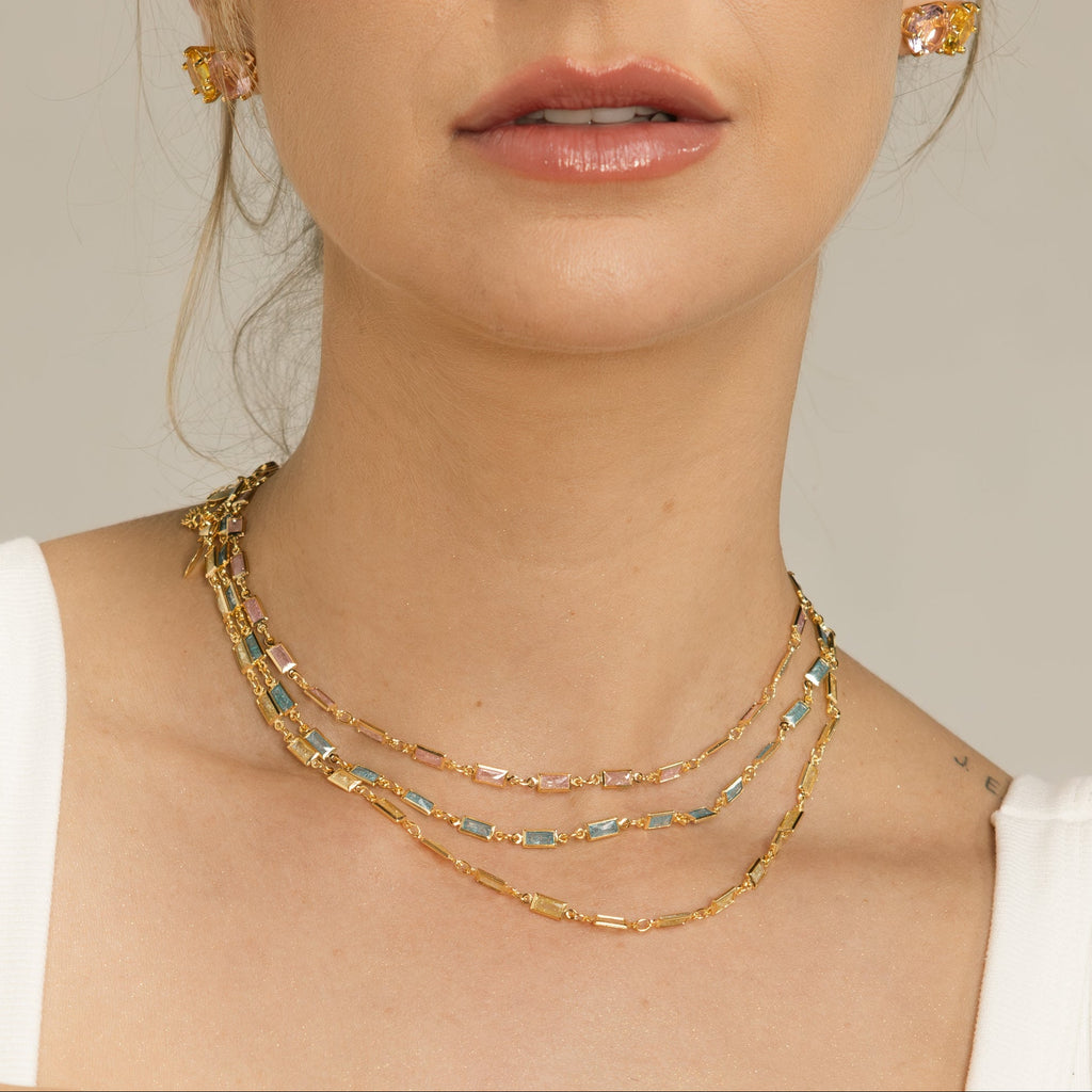 Choker Lívia Colors Dourado